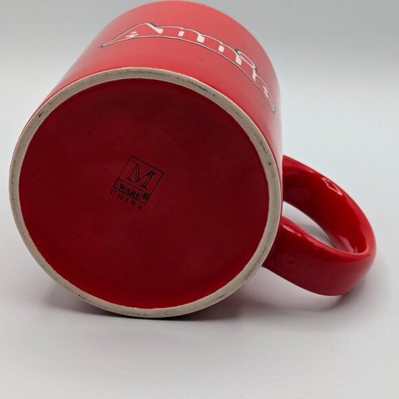 Little Orphan Annie Red Mug by M Ware, Rare - Picture 10 of 11